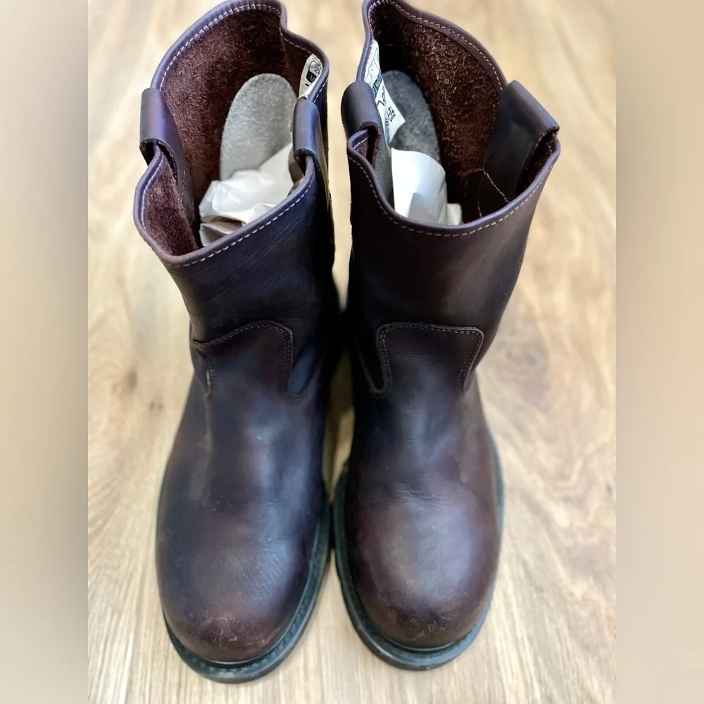 Vallen Welt Half Boot Without Laces Brown CC Polycarbonate Dielectric Size 7 EUC